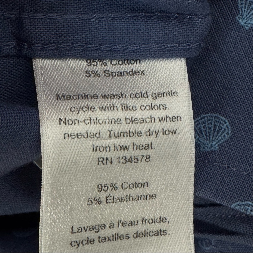 VINEYARD VINES Classic Fit Murray  Shirt Short Sleeve Button Down Shell Print LG - Picture 10 of 14